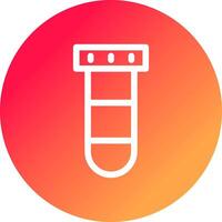 Test Tube Creative Icon Design vector