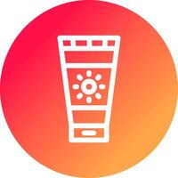 Sunscreen Creative Icon Design vector