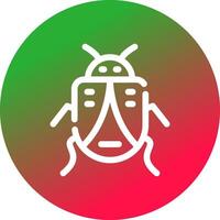 Bug Creative Icon Design vector