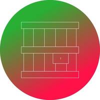 Jail Creative Icon Design vector