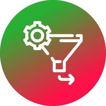 diseño de icono creativo de tasa de conversión vector