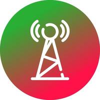 Radio Broadcast Creative Icon Design vector