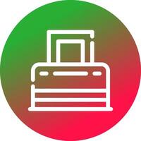 Printer Creative Icon Design vector