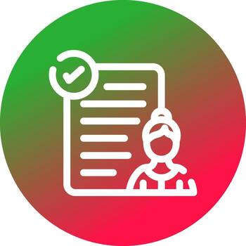 Task Based User Testing Creative Icon Design vector