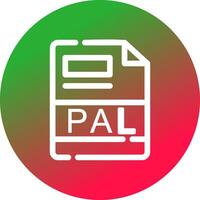 PAL Creative Icon Design vector