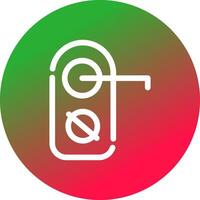 Do Not Disturb Creative Icon Design vector