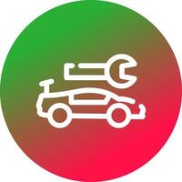 Car Service Creative Icon Design vector