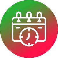 Schedule Creative Icon Design vector