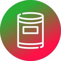 Dustbin Creative Icon Design vector