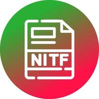 NITF Creative Icon Design vector