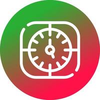 Clock Creative Icon Design vector