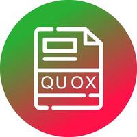 QUOX Creative Icon Design vector