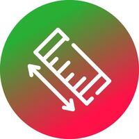 Ruler Creative Icon Design vector