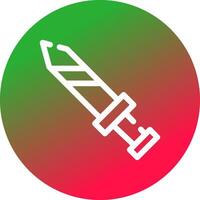 Sword Creative Icon Design vector