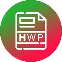 HWP Creative Icon Design vector