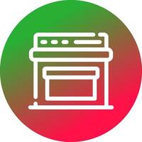 Oven Creative Icon Design vector