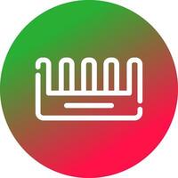 Comb Creative Icon Design vector