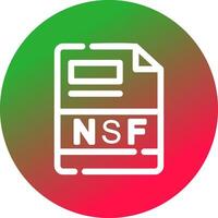 NSF Creative Icon Design vector