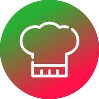 diseño de icono creativo de sombrero de chef vector