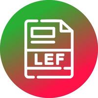 LEF Creative Icon Design vector