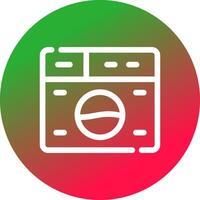 Laundry Creative Icon Design vector