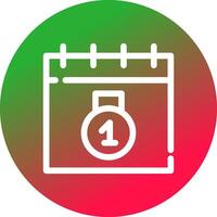 Calendar Creative Icon Design vector