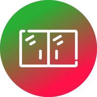Cupboard Creative Icon Design vector