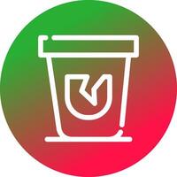 Trash Creative Icon Design vector