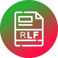 RLF Creative Icon Design vector