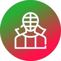 diseño de icono creativo de kendo vector