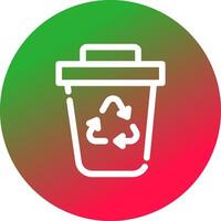 Garbage Creative Icon Design vector