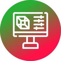 Simulation Creative Icon Design vector
