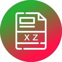 xz Creative Icon Design vector