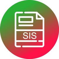 SIS Creative Icon Design vector