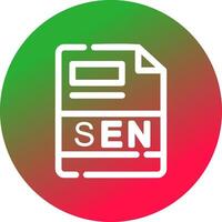 SEN Creative Icon Design vector