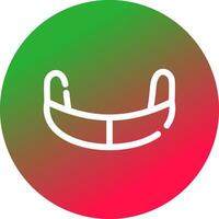 Gum Shield Creative Icon Design vector