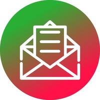 diseño de icono creativo de correo electrónico vector