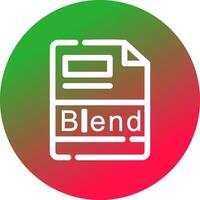 Blend Creative Icon Design vector