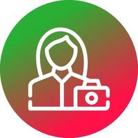 Photographer Creative Icon Design vector