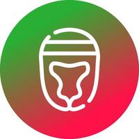 Helmet Creative Icon Design vector