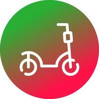 Scooter Creative Icon Design vector