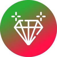 diseño de icono creativo de diamante vector