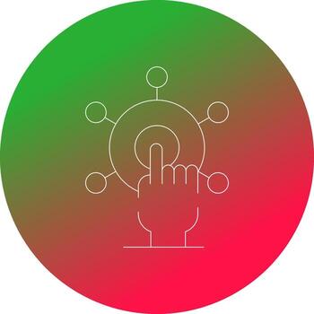 Interactivity Creative Icon Design vector