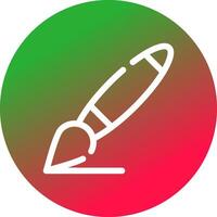 Paint Brush Creative Icon Design vector