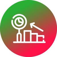 Predictive Analytics Creative Icon Design vector