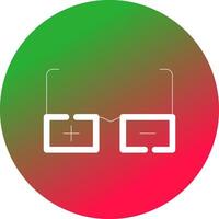 Glasses Prescription Creative Icon Design vector
