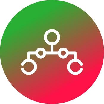 Circle Picture Hierarchy Creative Icon Design vector