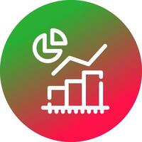 Statistical Analysis Creative Icon Design vector