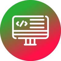 web programación creativo icono diseño vector