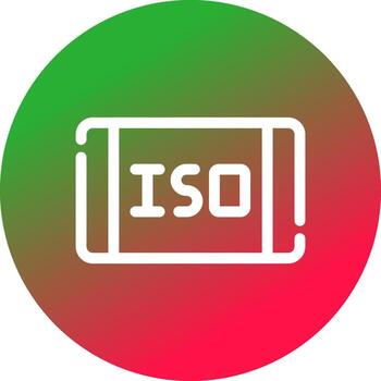 línea circulo degradado diseño vector